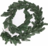 Merkloos / Sans marque Koopman International Set van 2x stuks groene dennentakken dennenslinger Kerstslinger 180 cm