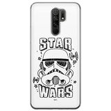 ERT GROUP mobiel telefoonhoesje voor Xiaomi REDMI 9 origineel en officieel erkend Star Wars patroon Stormtrooper 013 optimaal aangepast aan de vorm van de mobiele telefoon, hoesje is gemaakt van TPU