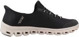 Skechers Slip-ins Glide Step Vibey Zwart Dames Sneakers - Maat 35