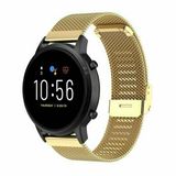 By Qubix Qubix Garmin Vivoactive 6 / 5 / 3 Milanese Bandje met Klemsluiting Goud 20mm