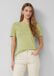 s.Oliver T-shirt groen katoen ronde hals korte mouw 46