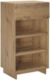 vidaXL - Schoenenkast - 48 x 38 x 87,5 cm - Bewerkt Hout - Artisanaal Eiken