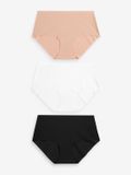 Next Dames Slip - 3-Pack - Zwart/Wit/Nude