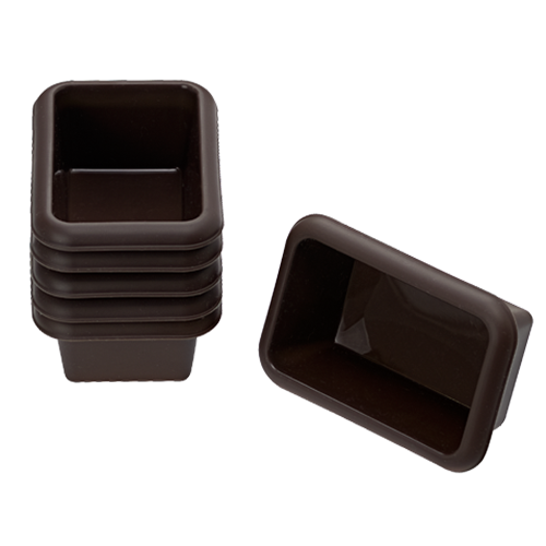 Lurch 85078 - Bakvormen - bruin - silicone - 6 stuks