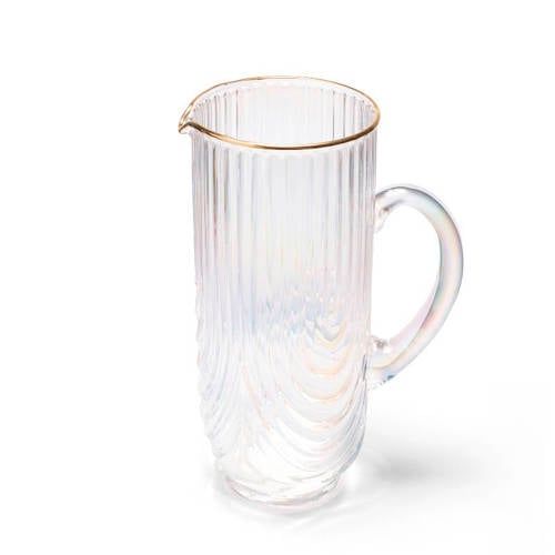 Vondels karaf ripple transparant (23,5 cm)