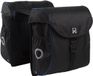 WILLEX Dubbele Bagagetas 300 Zwart/Blauw - 38 Liter - Achter - Polyester - Inclusief Regenhoes