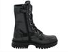 Twins Ida Iets - maat 37 - anthracite - lak - leer - rubber - biker boots - ritssluiting