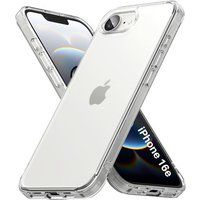 Phonillico® Case voor iPhone 16e - Siliconengel TPU Transparant Beschermend Zacht Ultradun