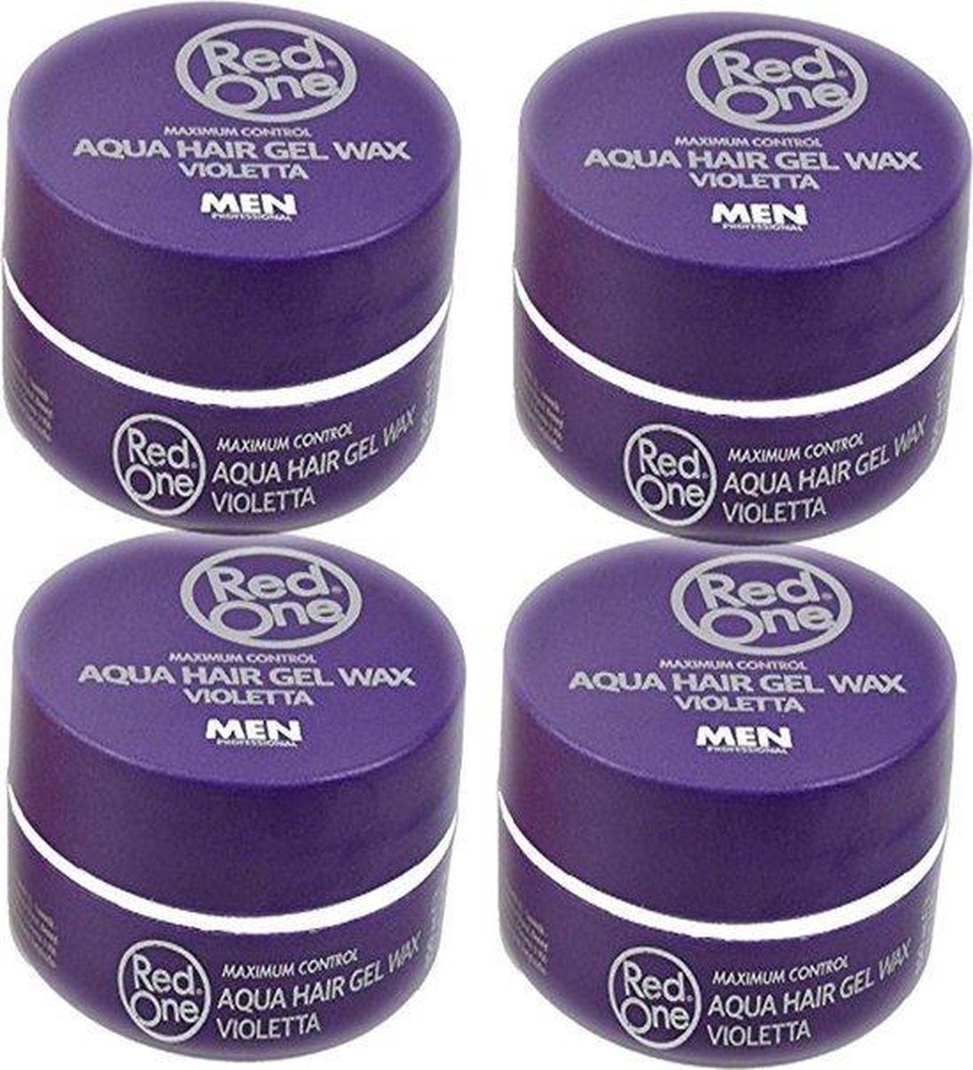 RedOne Violet Hair Wax - 4 stuks
