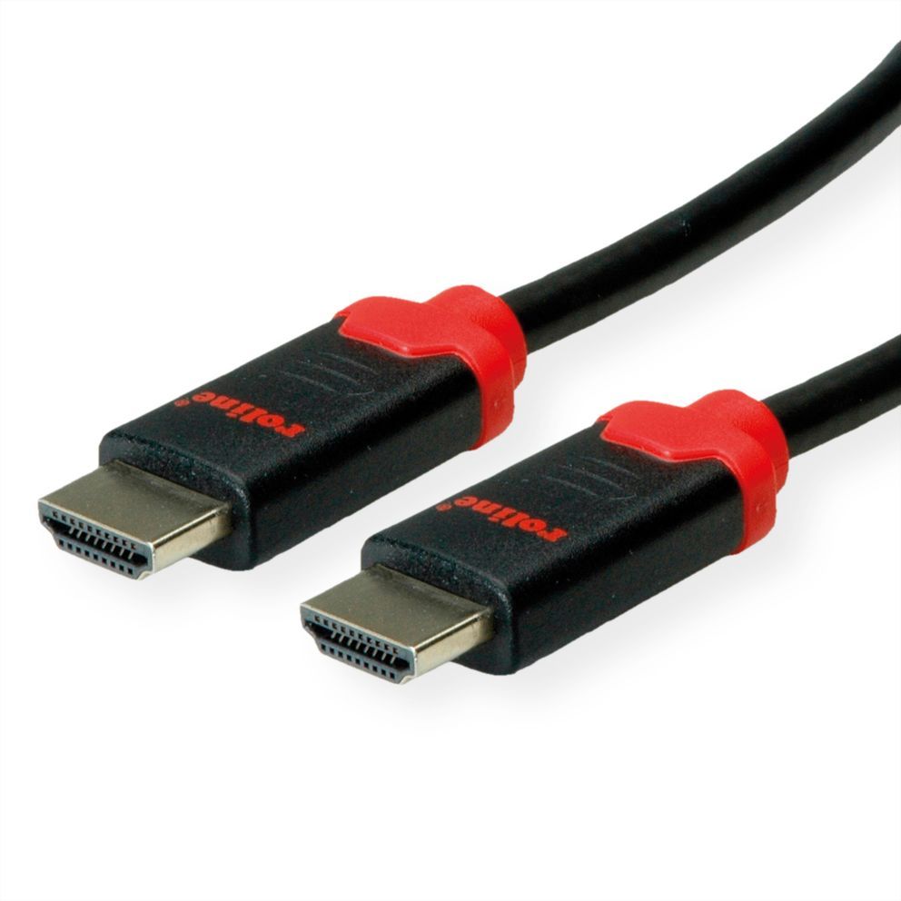 ROLINE HDMI Kabel - 1m - Zwart - 2.1 - 3D