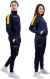 Givova Trainingspak Tuta Revolution Donkerblauw-Geel - Maat XS