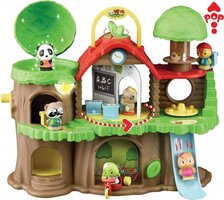 Klorofil De School Speelset - Poppenhuis - Interactief Kinderspeelgoed - 13-Delig