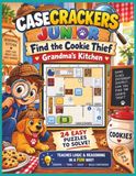 CaseCrackersJunior Find the Cookie Thief Grandma's Kitchen: 24 Easy Logic & Deduction Puzzles for Kids