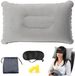 Unyqoos® Coussin de voyage gonflable ergonomique compact, 34 x 22 cm