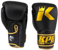King Pro Boxing Bokshandschoenen - BGK 3 - Microvezel - Zwart / Goud 14 oz