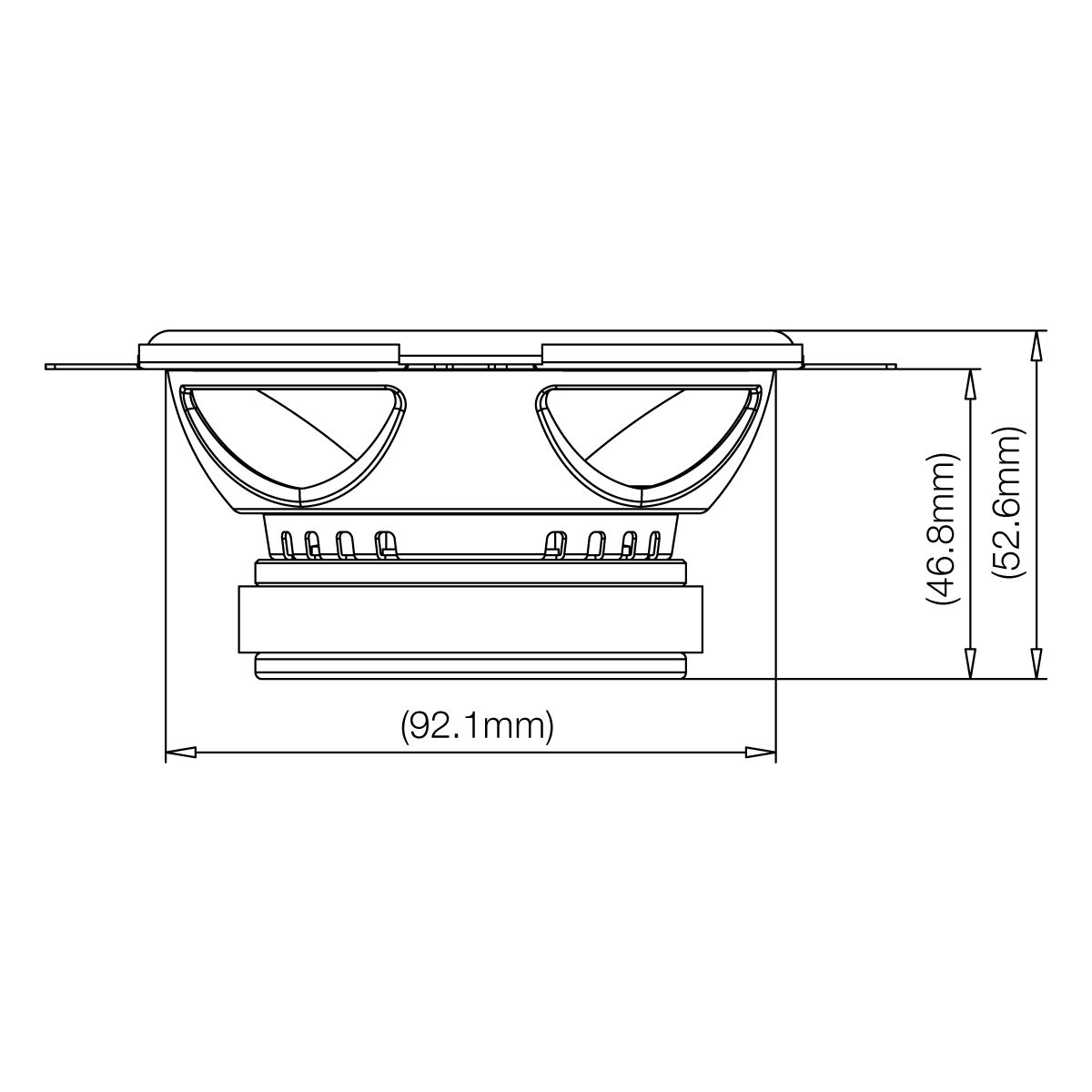 JBL Club 4020 - 10cm 2-weg Coaxiale Autospeakers - 90W