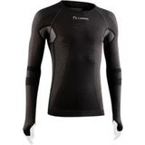 Lurbel Cristallo T-shirt Langarm Schwarz Grau, Größe L
