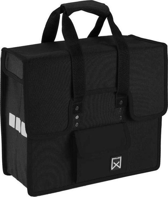 Willex Shopper - Enkele Fietstas - 18L - Zwart