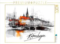 CALVENDO Puzzel Kopenhagen | 1000 stukjes legformaat 64 x 48 cm foto-puzzel voor gelukkige uren