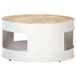 VidaXL Salontafel 68x68x36 cm massief mangohout wit