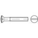 TOOLCRAFT TO-5392560 Vis à tête fraisée M3 8 mm Fente Acier Zingué par galvanisation 200 pièce(s)
