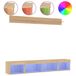 vidaXL 5-delige TV-wandmeubelset met LED, bewerkt hout, sonoma eiken