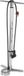 M-wave Fietspomp Met Manometer Aluminium 61 Cm Zilver