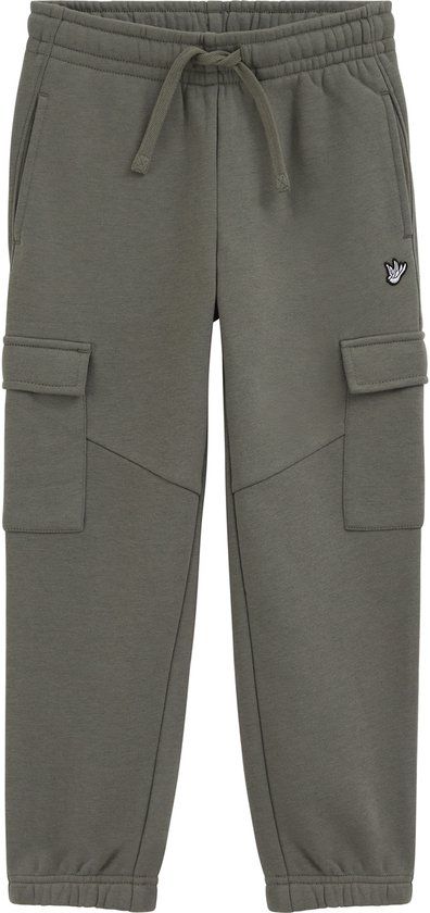 WE Fashion Jongens regular fit joggingsbroek met cargozakken