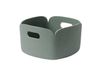 Muuto Restore Panier de rangement 28x28 cm Vert poussiéreux