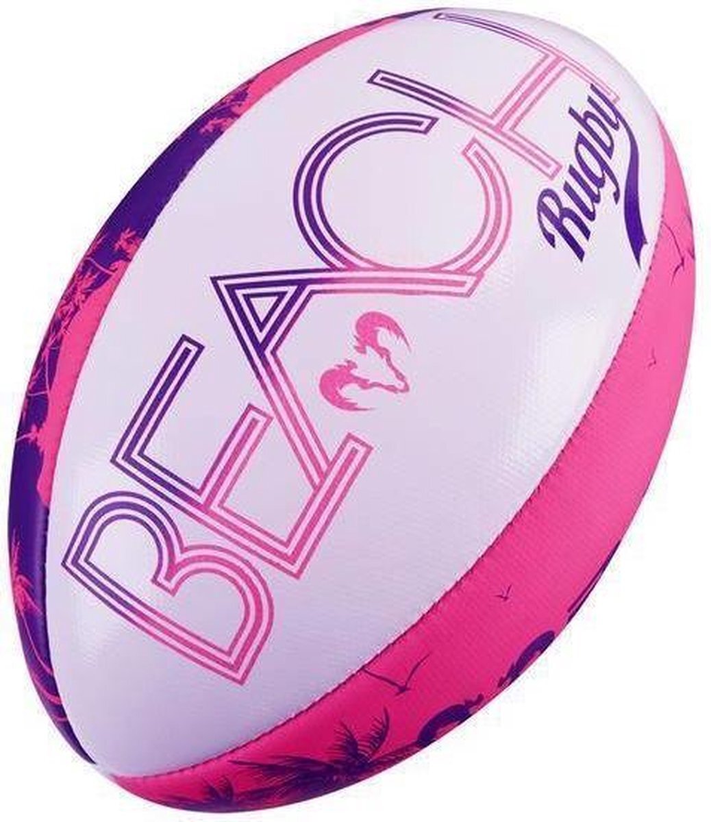 New Beach rugbybal - Strandbal - Soft grip - Roze