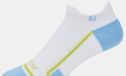 Footjoy Tech D.R.Y. Roll Tab Dames Wit Turquiose Lime