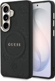 Guess Peony Hot Stamp Hard Case pour Samsung Galaxy S26 - Noir
