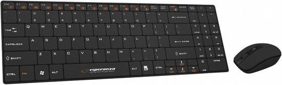 Esperanza EK122K Draadloze Toetsenbord-Muisset