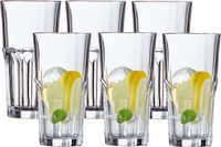 Arcoroc Granity Longdrinkglazen - 18 stuks - 310 ml - Transparant Glas