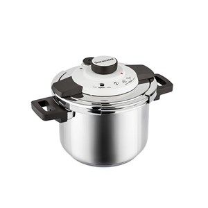 Barazzoni Facile Dual System 2.0 - Snelkookpan - 6 l - Roestvrijstaal