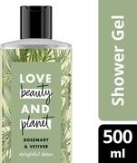 Love Beauty and Planet Douchegel Rosemary & Vetiver - 500 ml