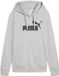Puma ESS No.1 Logo-hoodie voor dames TR Lichtgrijs Heather