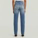 G-Star Iggie Straight Wmn Dames Jeans Faded Antalya Blue