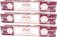 HEM Satya Nag Champa wierook stokjes - Opium - 3x pakje van 12 stuks - 15 gram