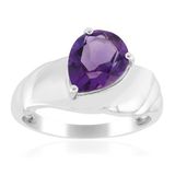 Cavill - 925 Sterling Zilver ring met 1,275 ct Uruguay Amethist