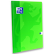 OXFORD Cahier Color Life 24x32cm Grands Carreaux Seyès 96 Pages Agrafées Couverture Carte Vert