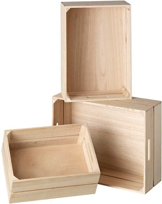 Beekwilder LVT Kisten Polino ,3 delige set 40, 36 en 31,5 cm