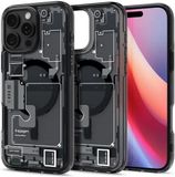 Spigen Ultra Hybrid MagFit - Hoesje Geschikt voor Apple iPhone 16 Pro Max - Compatibel met MagSafe - Back Cover Zero One Zwart