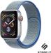 Strap-it bracelet en nylon pour Apple Watch - Bleu - 42mm & 44mm