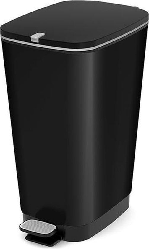 KiS-KiS Kis Chic Bin Pedaalemmer - 50L - Zwart