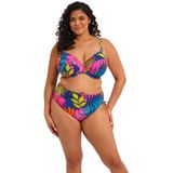 Elomi Porto Rafti high waist bikinibroekje blauw/roze/groen