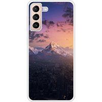 Urban Mountains Beschermende siliconen case compatibel met Galaxy S21 Plus