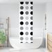 Maison Exclusive - Rideau de douche, 60x240 cm, largeur du tissu : 56 cm
