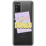 ERT GROUP mobiel telefoonhoesje voor Samsung A02S origineel en officieel erkend Disney patroon Dumbo 005 optimaal aangepast aan de vorm van de mobiele telefoon, gedeeltelijk bedrukt