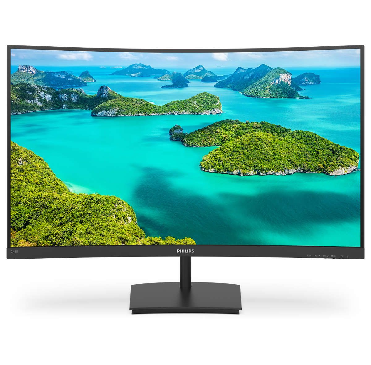 Philips 241E1SC - 23.6" Full HD Curved Monitor - 75Hz - VA Panel